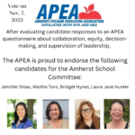 APEA Endorsements for School Committee